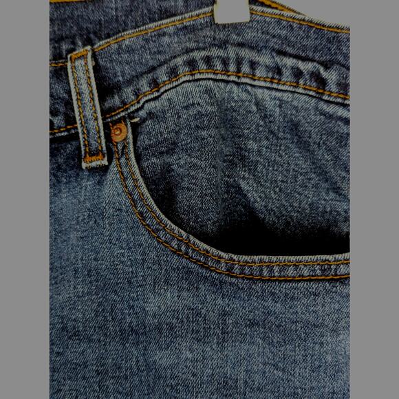 Denizen/Levi's 285 relaxed Mens Jeans Waist39"Ins33.5"Rise12"Bootcut GUC - Picture 3 of 7